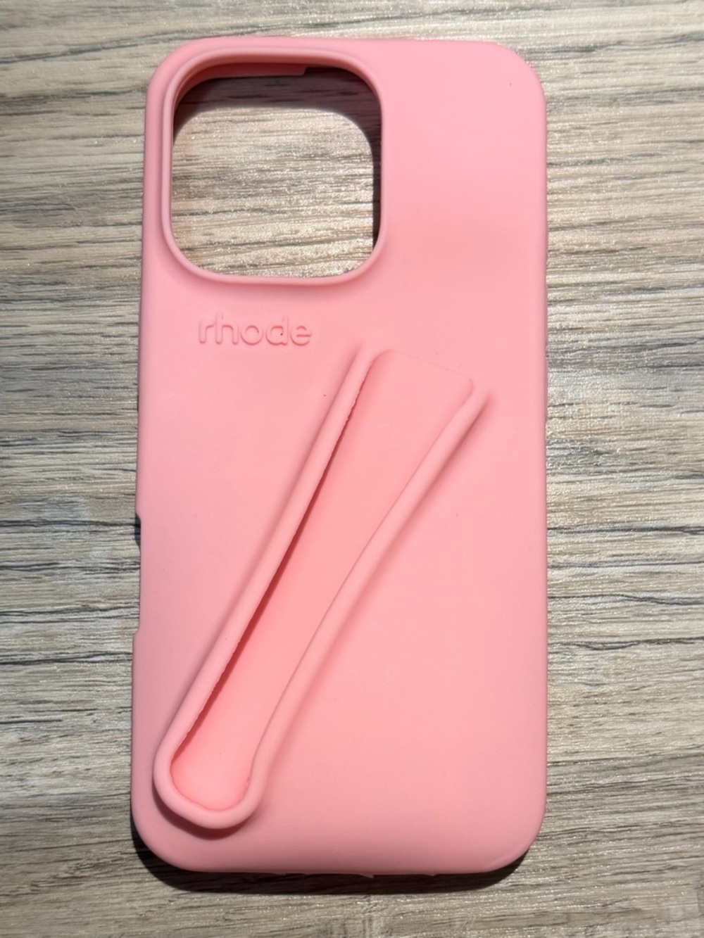 Rhode Pink Silicone iPhone Case